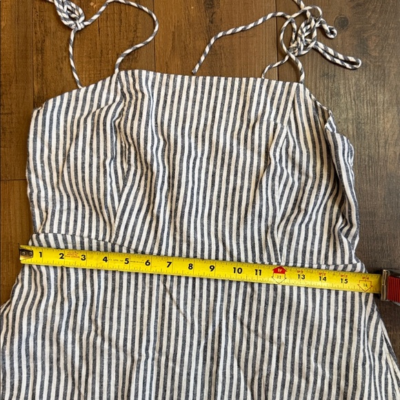 Old Navy Black and White Striped Mini Dress - Picture 7 of 11